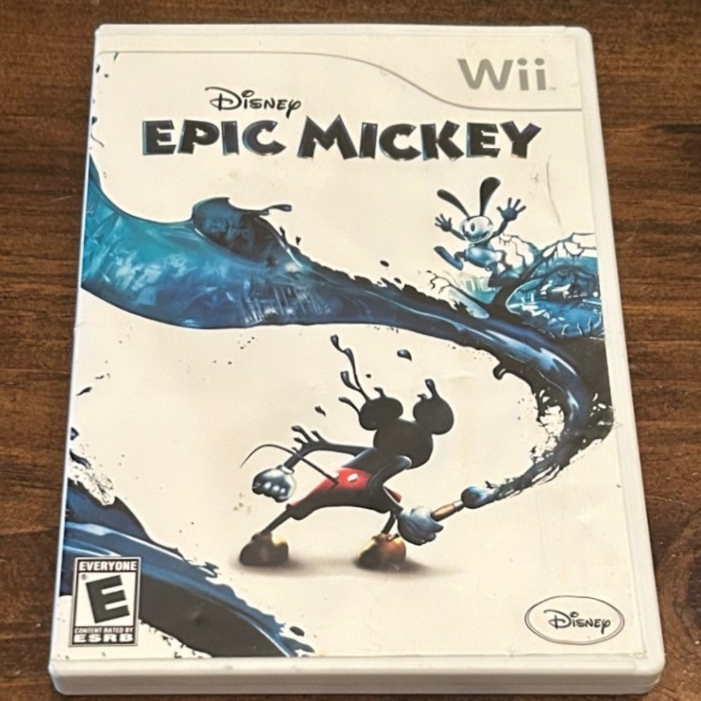 Disney Epic Mickey Nintendo Wii Game RVL P SEME Oswald the Lucky Rabbit 2010